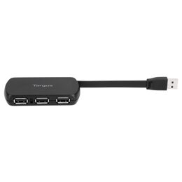 Targus ACH114EU 4 Port USB 2.0 Hub Black