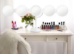 Rio Beauty Sklápěcí kosmetické zrcadlo All-Round-View Makeup Mirror