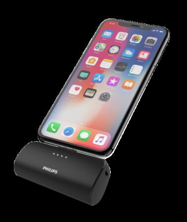 Powerbank Philips 2500mAh, USB-C - černá