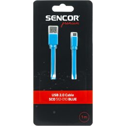 SCO 512-010 BLUE USB A/M-Micro B SENCOR