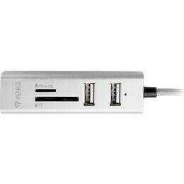 YHC 101SR USB COMBO HUB+čtečka    YENKEE (45012401)