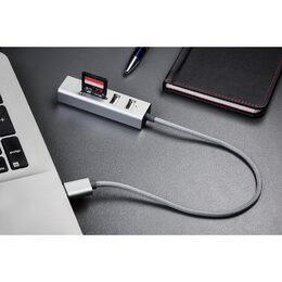 YHC 101SR USB COMBO HUB+čtečka    YENKEE (45012401)