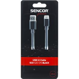 SCO 520-015 BK USB 3.1 A/M-C      SENCOR