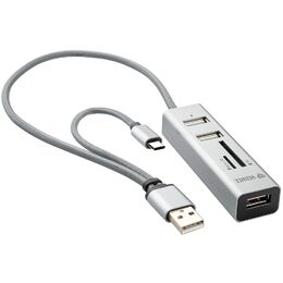 YHC 103SR USB C OTG HUB+čtečka YENKEE