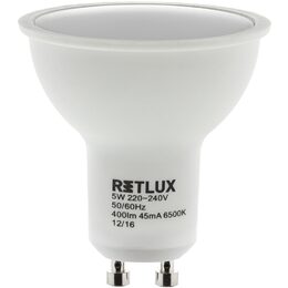 Retlux RLL 257 GU10 Žárovka LED 5W studená bílá