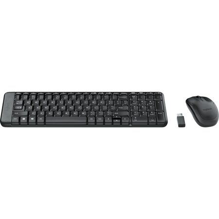 Klávesnice s myší Logitech Wireless Combo MK220, CZ/SK  - černá (920003165)