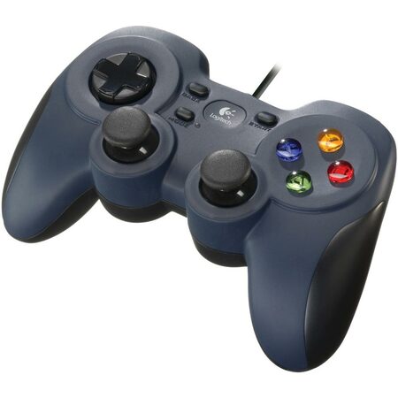 Gamepad Logitech F310 pro PC - modrý