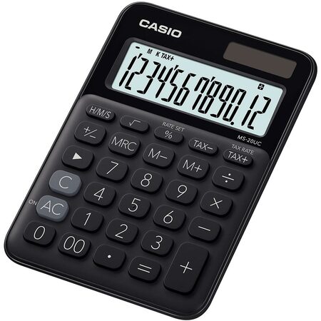 Kalkulačka Casio MS 20 UC BK - černá