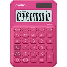 Kalkulačka Casio MS 20 UC RD - růžová