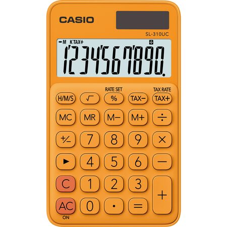 Kalkulačka Casio SL 310 UC RG - oranžová