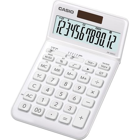 Kalkulačka Casio JW 200 SC WE - bílá