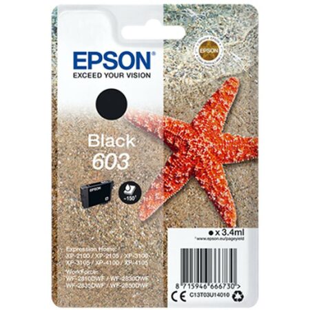 Inkoustová náplň Epson 603, 150 stran - černá