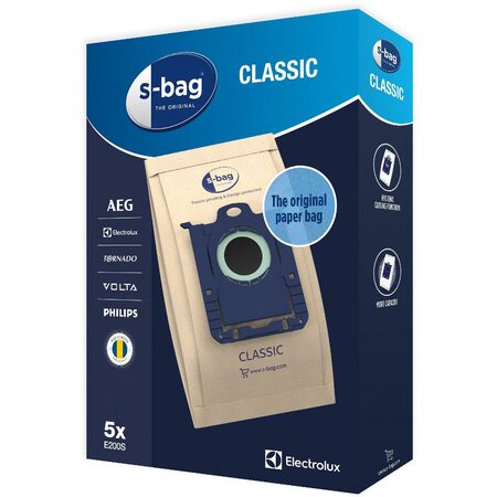 Sáčky do vysavače Electrolux E200S Classic S-Bag, 5ks