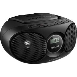 Radiopřijímač s CD Philips AZ215B, černý