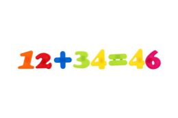 Teddies Magnetické číslice 4cm cca 27ks plast na kartě 14,5x22cm
