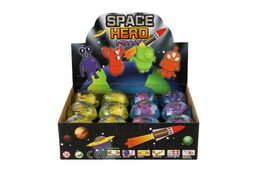 Sliz - hmota 50g vesmír 3,5x6cm asst 4 druhy 24ks v boxu