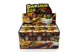 Teddies Dinosaurus velký líhnoucí a rostoucí z vajíčka 11cm v krabičce 6 ks v boxu