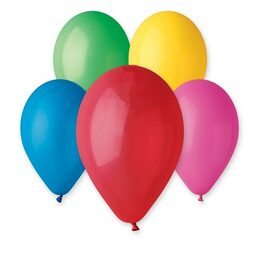Balonek nafukovací 11'' 12cm 10ks v sáčku karneval
