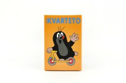 Kvarteto Krtek 2 společenská hra - karty v papírové krabičce 6x9cm