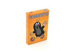 Kvarteto Krtek 2 společenská hra - karty v papírové krabičce 6x9cm