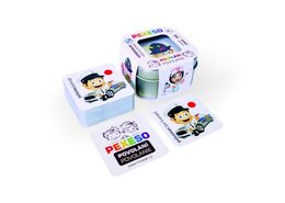 Pexeso povolání voděodolné 64 karet v plechové krabičce 6x6x4cm Hmaťák