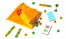 Supermatematik společenská hra naučná v krabici 29x19cm