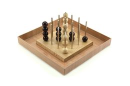 Piškvorky 3D podstavec + kuličky dřevo