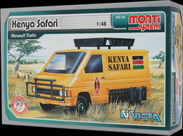 Stavebnice Monti 04 Kenya Safari  Renault Trafic 1:48 v krabici 22x15x6cm