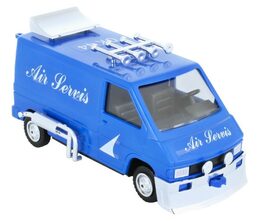 Stavebnice Monti 05 Air Servis-Renault Trafic 1:35 v krabici 22x15x6cm
