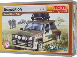 Stavebnice Monti 14 Expedice-Renault M.5 T. 1:28 v krabici 22x15x6cm