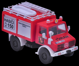 Stavebnice Monti 16 Fire Brigade Mercedes Unimog 1:48 v krabici 22x15x6cm