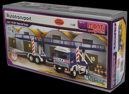 Stavebnice Monti 19 Autotransport Liaz 1:48 v krabici 31,5x16,5x7,5cm