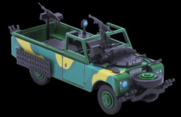 Stavebnice Monti 29 Commando Land Rover 1:35 v krabici 22x15x6cm