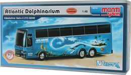 Stavebnice Monti 50 Atlantic Delfinarium Bus 1:48 v krabici 31,5x16,5x7,5cm