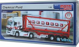 Stavebnice Monti 60 Chemical Fluid Actros L-MB 1:48 v krabici 31,5x16,5x7,5cm