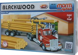 Stavebnice Monti 64 Blackwood Western star 1:48 v krabici 32x20,5x9cm