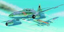 Směr Model Messerschmitt ME 262 B-1a/U1 1:72 14,7x17,4cm v krabici 25x14,5x4,5cm