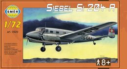 Model Siebel Si 204 A 1:72 29,5x18cm v krabici 34x19x5,5cm