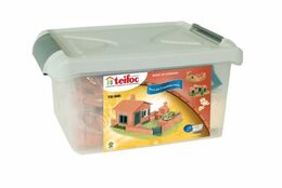 Stavebnice Teifoc Domek Raul II v plastovém boxu 41x19x30cm