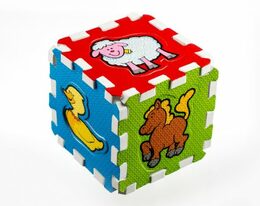 Teddies Pěnové puzzle Moje první zvířátka 15x15x1,2cm 6ks MPZ