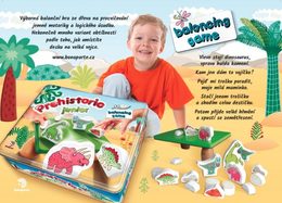 Bonaparte Balance game Prehistoric Junior pro nejmenší dřevo v plechové krabici