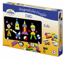 Magnetické puzzle děti v krabici 33x23x3 5cm