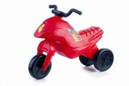 Teddies Superbike 4 mini Červené plast výška sedadla 26cm nosnost do 25kg asst od 18 m