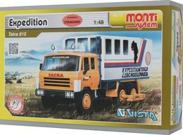 Stavebnice Monti 12 Expedice Tatra 815 1:48 v krabici 22x15x6cm