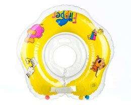 Plavací nákrčník Flipper/Kruh žlutý v krabici 17x20cm 0+