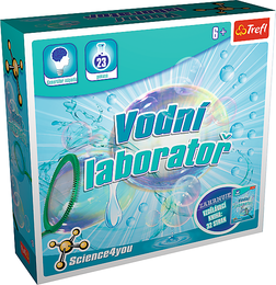 Trefl Science 4 U Vodní laboratoř vědecká hra 23 pokusů v krabici 23x22x6 cm