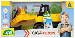 Bagr žlutočerný Giga Trucks plast 70cm v krabici 70x35x29cm