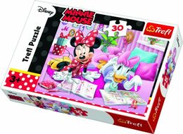 Puzzle Trefl 18217 Minnie a Daisy Disney 27x20cm 30 dílků v krabičce 21x14x4cm