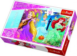 Puzzle Trefl 18234 Disney princezny: Kouzelná melodie 30 dílků 27x20cm v krabičce 21x14x4cm