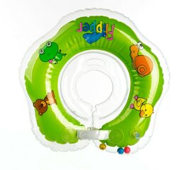 BabyRing Flipper plavací nákrčník zelená